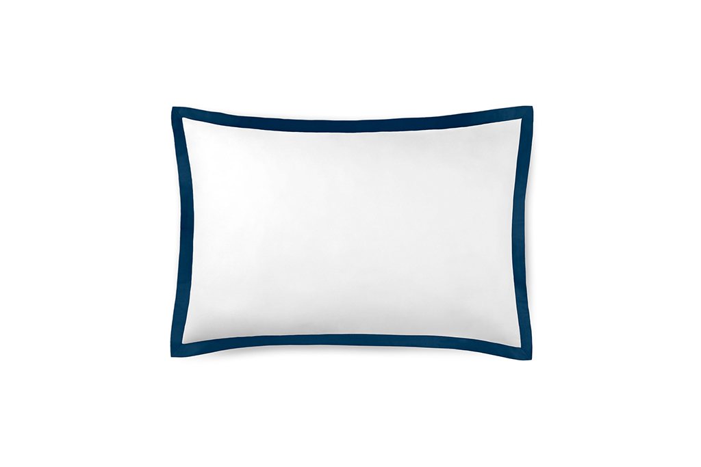 Amalia Prado Oxford Pillowcase - White-Midnight
