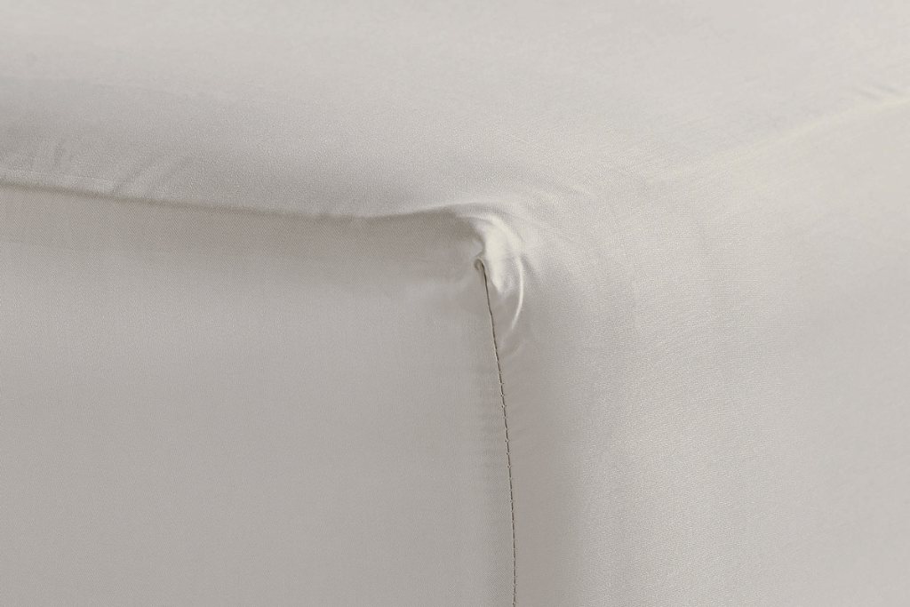 Bedfolk Luxe Cotton Fitted Sheet - Clay