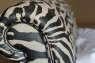 Josephine Upholstered Sleigh Bed Zebra Animal Print