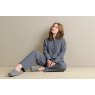 Bedfolk Womens Linen Pyjama Trousers - Ink