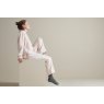 Bedfolk Womens Linen Pyjama Trousers - Rose