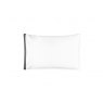 Amalia Prado Standard King Pillowcase - White-Dark Grey