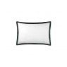 Amalia Prado Oxford Pillowcase - White-Black