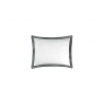 Amalia Prado Boudoir Pillowcase - White-Dark Grey