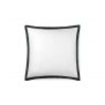 Prado Square Pillowcase - White-Black
