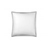Prado Square Pillowcase - White-Cool Grey