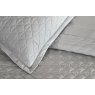Amalia Suave Quilted Pillowcase - Cool Grey
