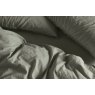 Bedfolk Relaxed Cotton Flat Sheet - Moss