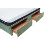 TEMPUR® Buckingham Divan Bed - Cream - Continental Drawers