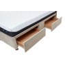 TEMPUR® Buckingham Divan Bed - Cream - Continental Drawers