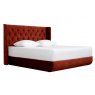 TEMPUR® Arc™ Static Disc Bed with Luxury Headboard - Copper Red