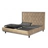 TEMPUR® Arc™ Adjustable Bed with Quilted Headboard Sand