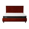TEMPUR® Arc™ Ottoman Bed with Quilted Headboard Copper