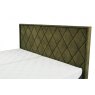 TEMPUR® Arc™ Ottoman Bed with Quilted Headboard Dark Green