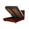 TEMPUR® Arc™ Ottoman Bed with Vectra Headboard Copper Red