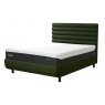 TEMPUR® Arc™ Ottoman Bed with Vectra Headboard Dark Green