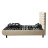 TEMPUR® Arc™ Adjustable Bed with Vectra Headboard Sand