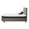 TEMPUR® Arc™ Adjustable Bed with Vectra Headboard Stone Grey