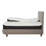 TEMPUR® Arc™ Adjustable Bed with Vertical Headboard Warm Stone