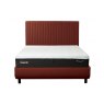 TEMPUR® Arc™ Static Disc Bed with Vertical Headboard Copper Red
