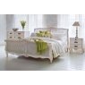 Louis XV Caned Painted Bed French White
