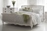 Louis XV Caned Painted Bed White