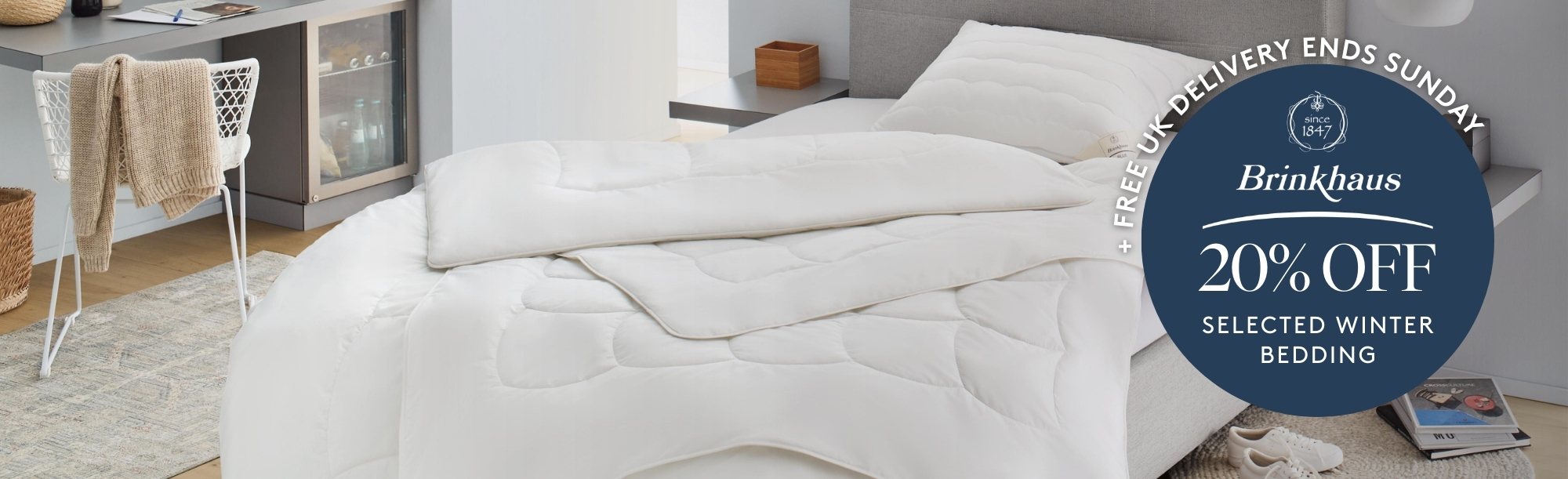 And So To Bed Brinkhaus Bedding Offer on Winter Duvets and Pillows