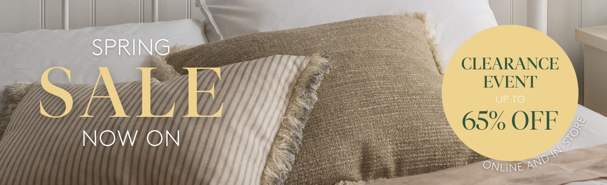 And So To Bed - Spring Clearance Event