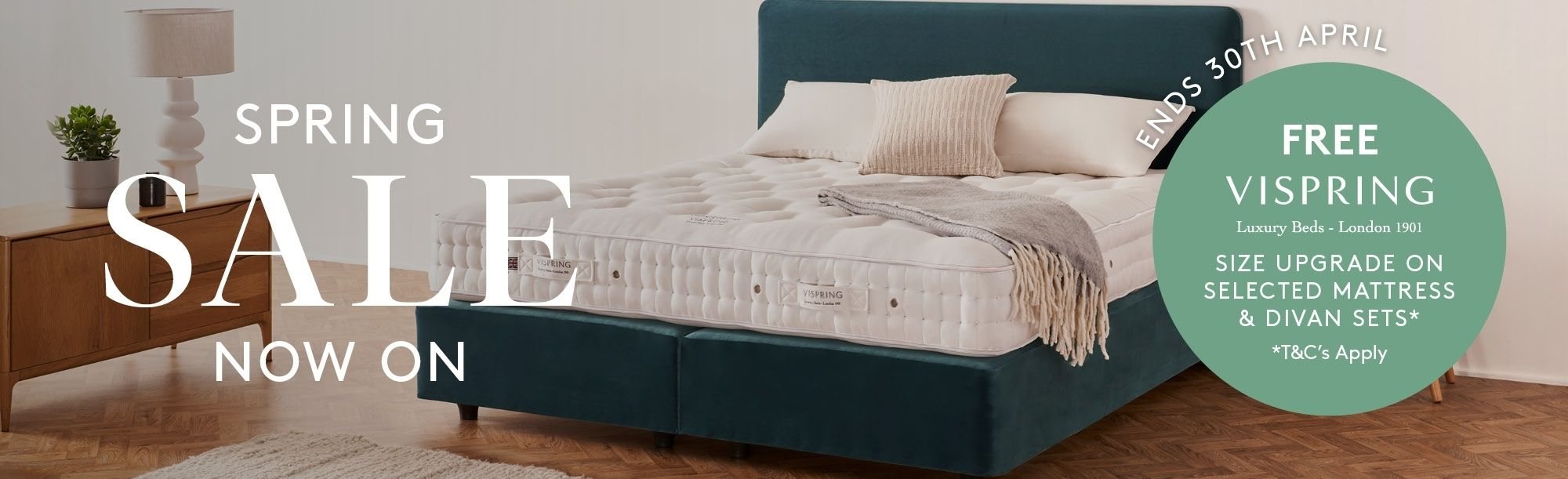 And So To Bed Spring Sale Free Vispring Size Upgrade Odffer