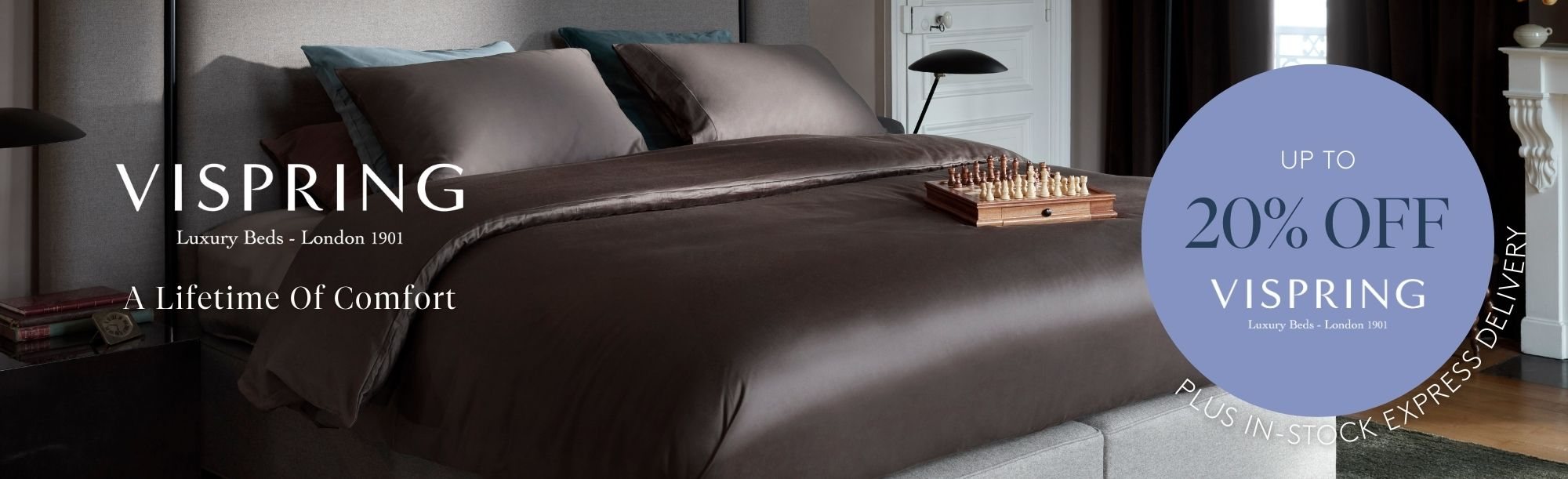 And So To Bed BAU - 20% Off Vispring Offer