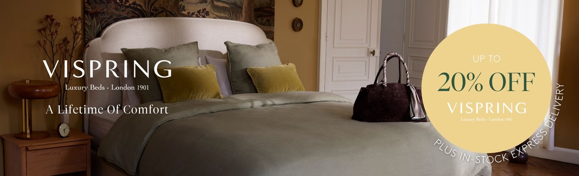 And So To Bed BAU - 20% Off Vispring Offer