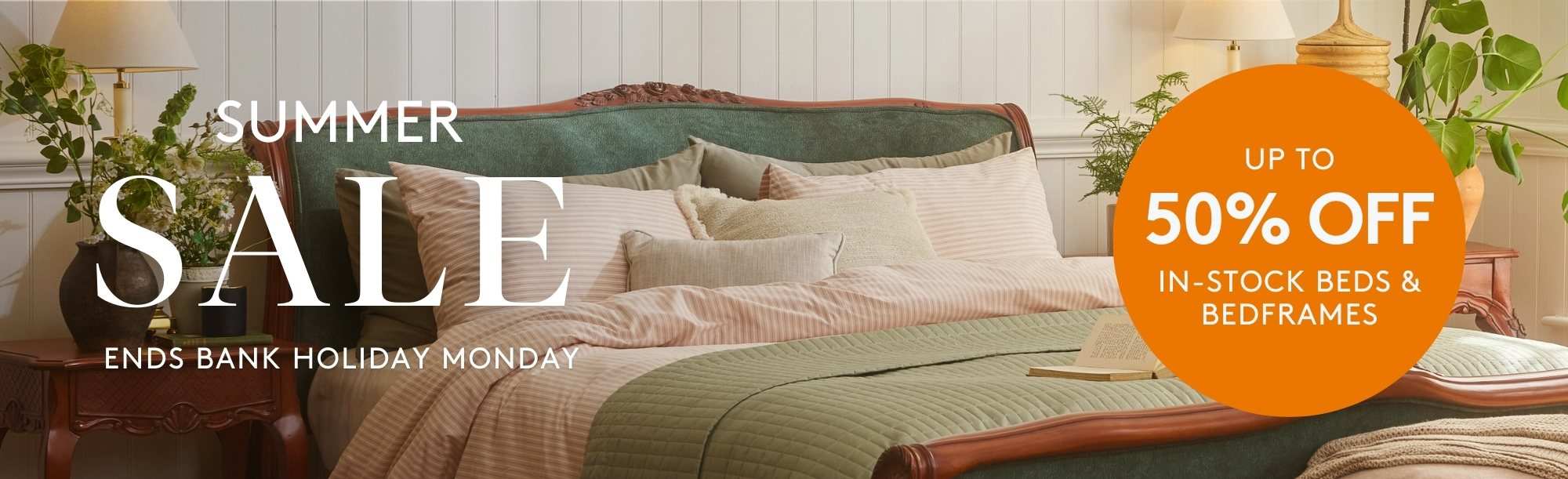 And So To Bed Summer Sale - Half Price Beds & Bedframes