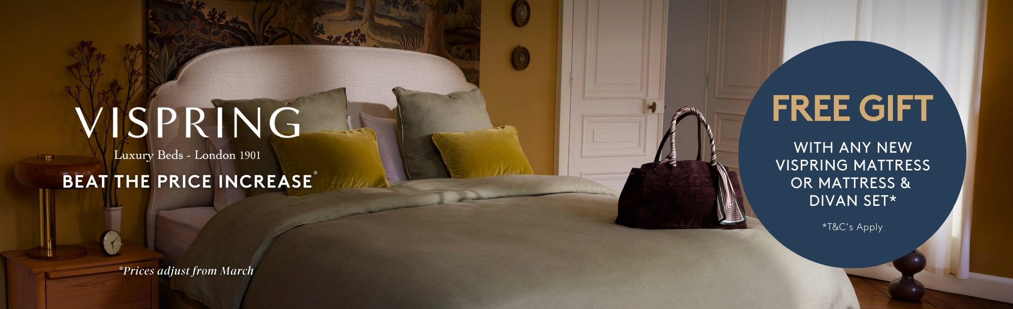 And So To Bed Winter Sale 2026 - Free Vispring Gift With Purchase Offer