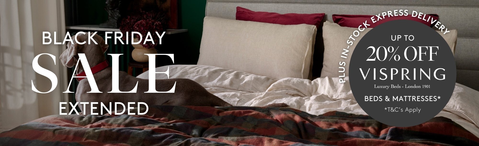 And So To Bed Black Friday Sale - 20 Off Vispring Beds & Mattresses Plus Express Delivery