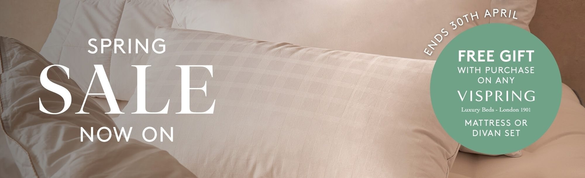 And So To Bed Spring Sale Free Vispring Gift With Purchase Offer