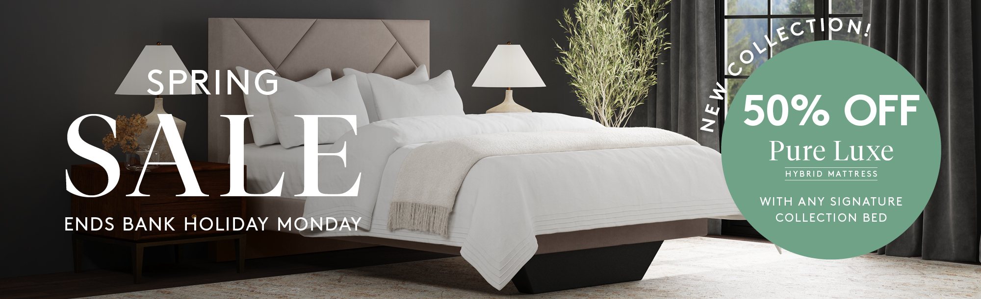 And So To Bed Spring Sale 50 Off Pure Luxe & Signature Collection Offer