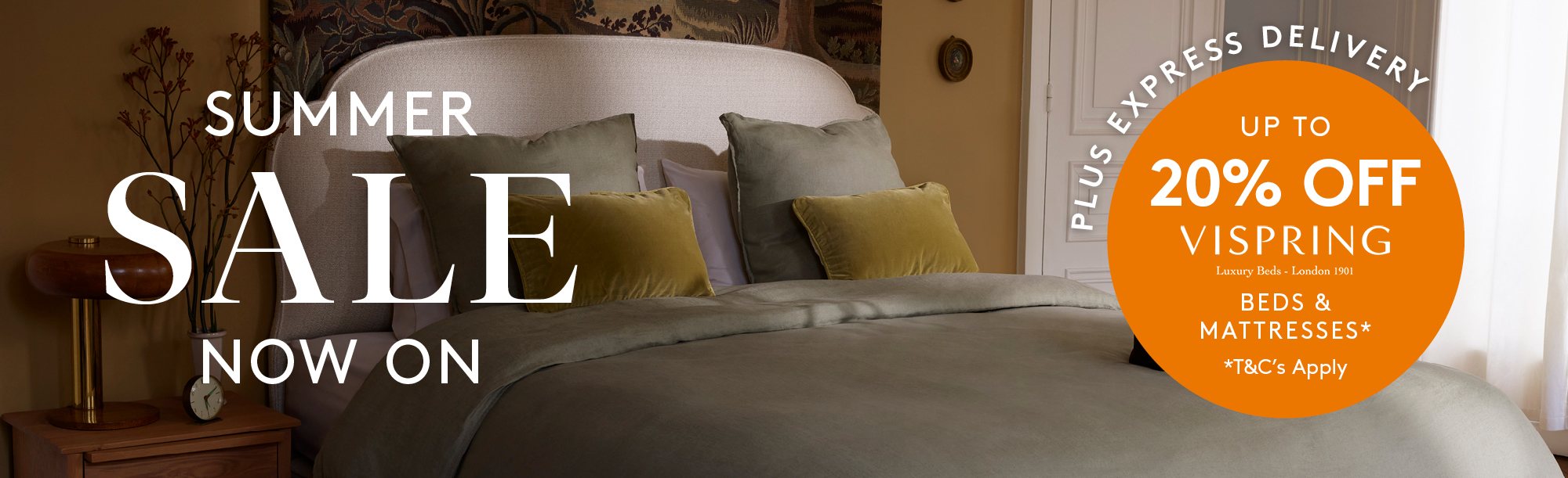 And So To Bed Summer Sale - 20 Off Vispring Beds & Mattresses Plus Express Delivery