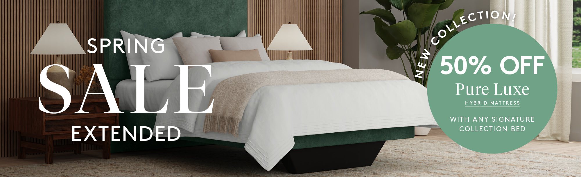 And So To Bed Spring Sale 50 Off Pure Luxe & Signature Collection Offer