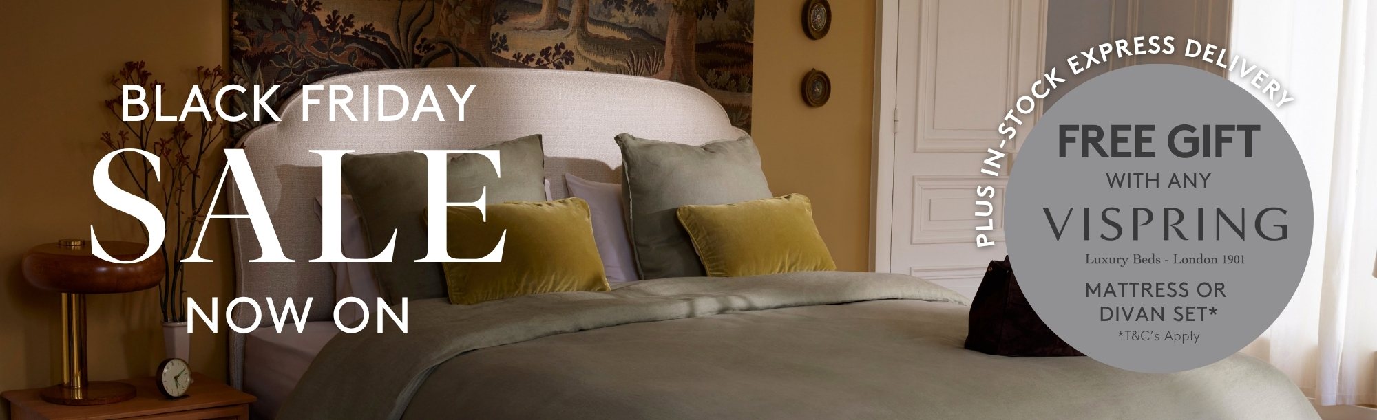 And So To Bed Black Friday Sale - Free Vispring Gift Offer