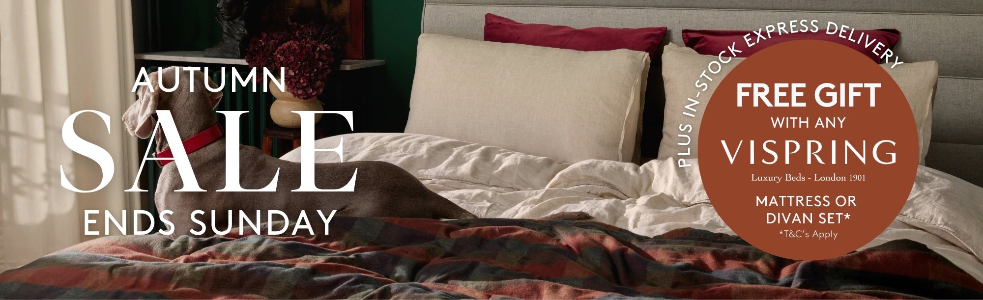And So To Bed Sleep Sale - Free Vispring Gift Offer
