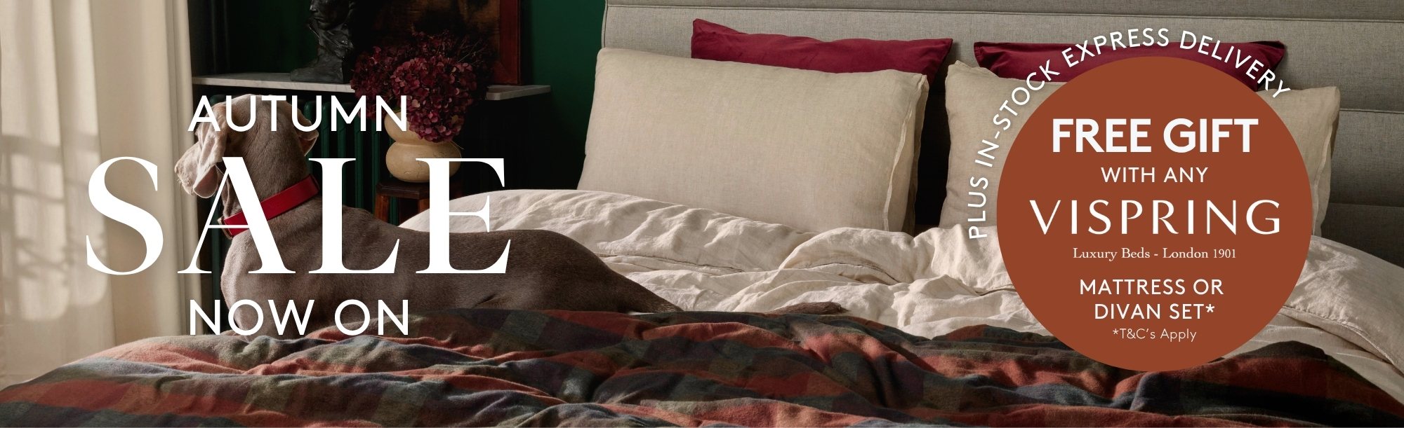 And So To Bed Sleep Sale - Free Vispring Gift Offer