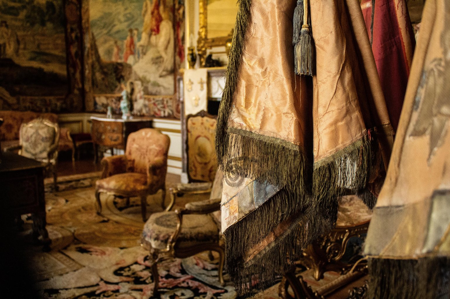 Royalcore antique interior furniture design fabrics