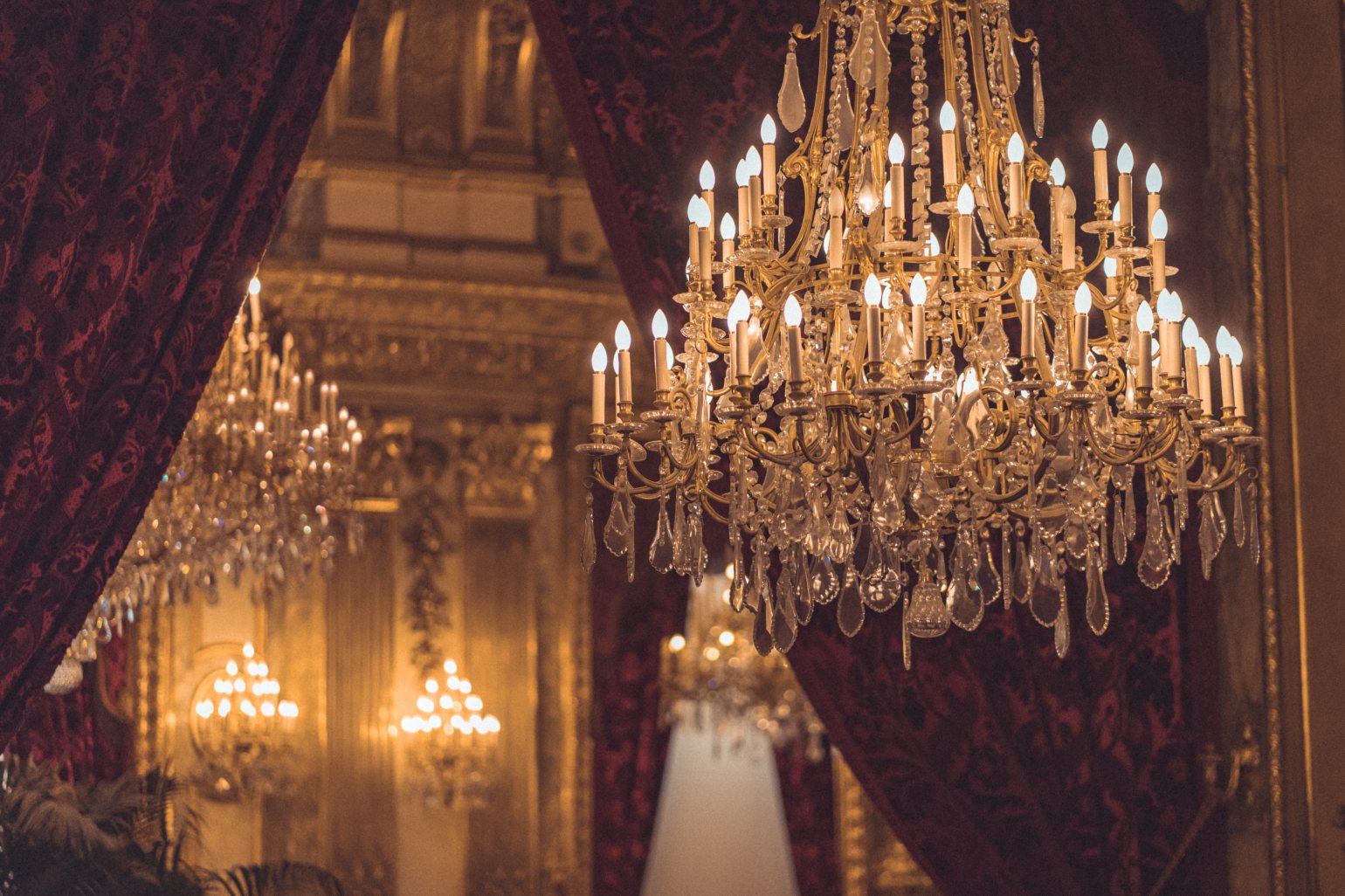 Royalcore antique chandeliers