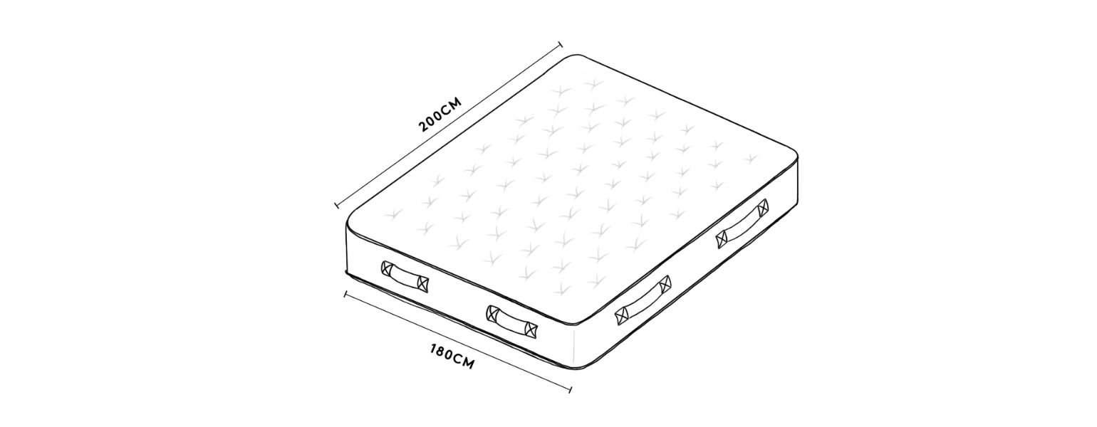 Super King Mattress Size Illustration
