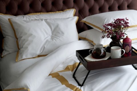 And So To Bed Tea In Bed campaign with Richard Brendon, Newby Teas and Dormitory