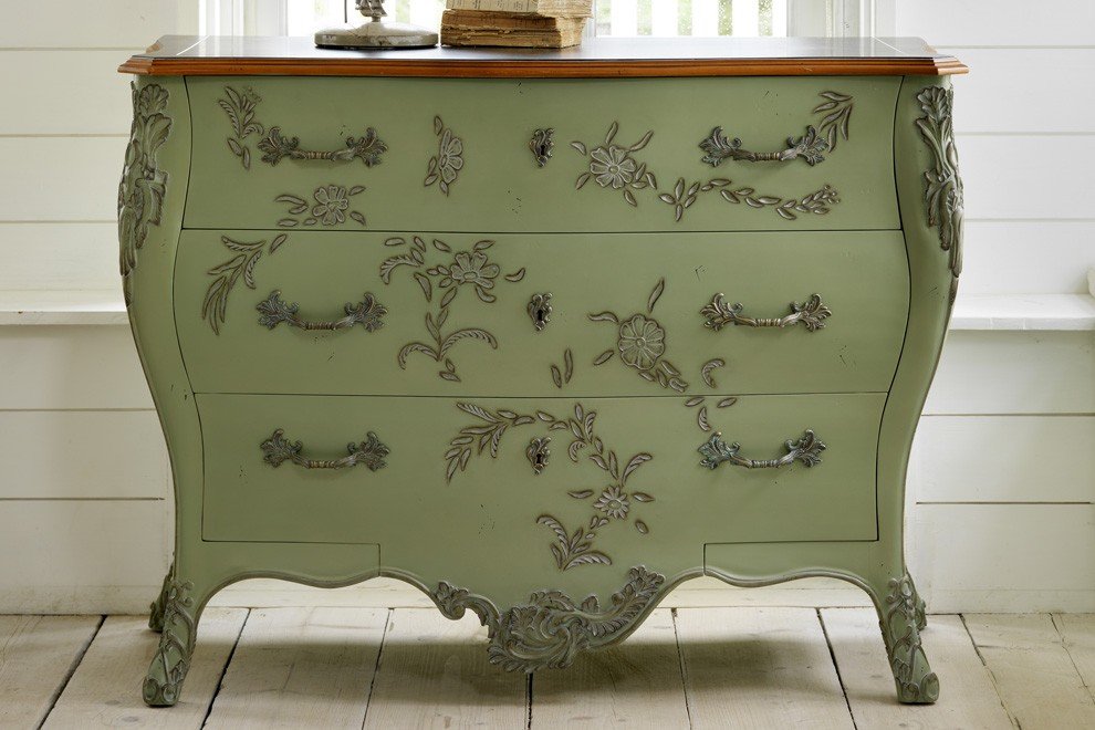Floral Chest of Drawers with Luxury French Accent | And So To Bed