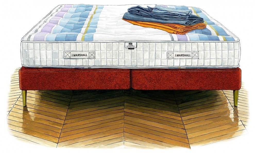 J. Marshall No. 1 Mattress & Divan Set And So To Bed