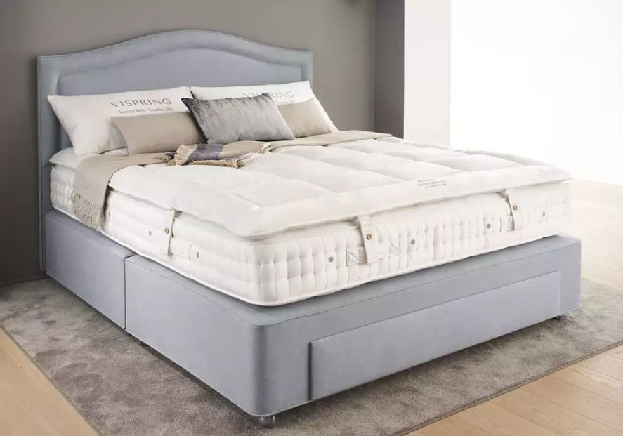 Vispring Pillow Top Mattress Topper And So To Bed