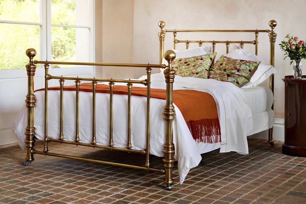 Hardy Victorian Luxury Brass Metal Bed Frame | And So To Bed