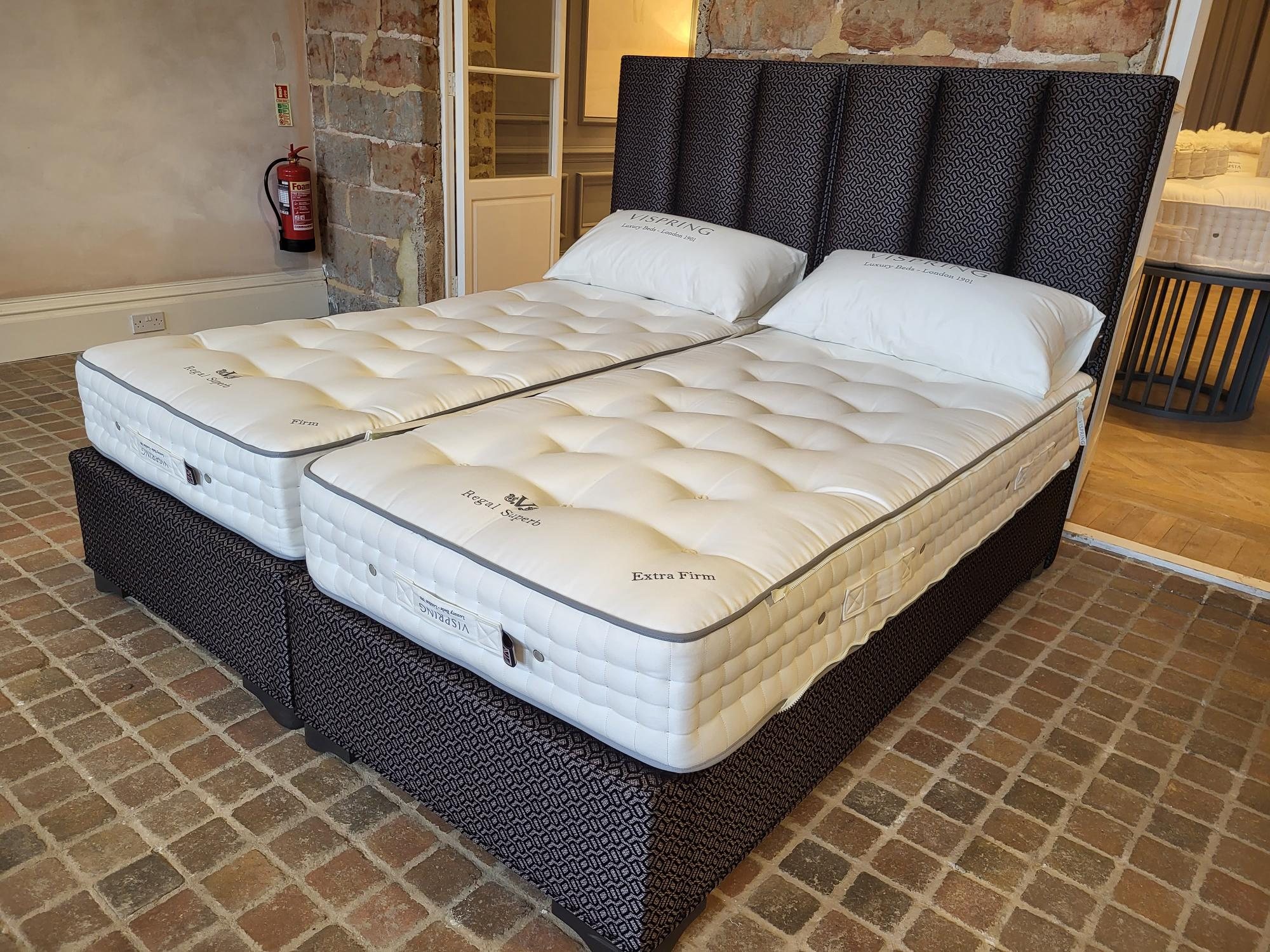 Vispring Regal Superb Superking size Z&L Divan Set & Ceto Headboards